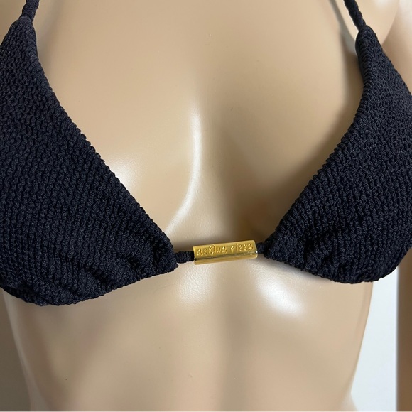 Brazilian Black Bikini Set acqua ricca - Picture 2 of 3